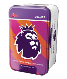 Topps Flagship Premier League 2026/27 – Super Tin – Beispielmotiv, Lieferung 1 Tin
