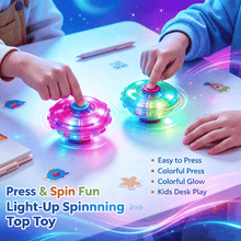 3D LED Spinner - Leuchtender Press & Spin Ball