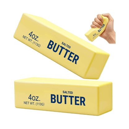 Butter Squishy Groß - Gelber Butterstick