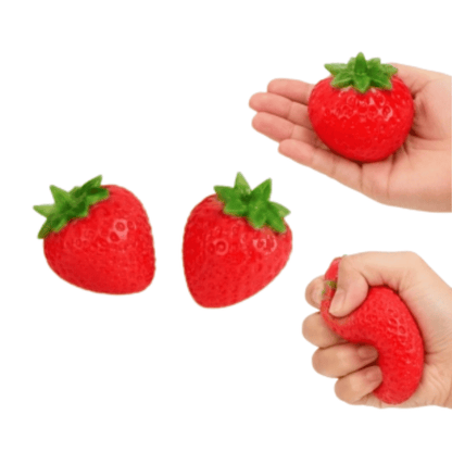 Erdbeer-Squishy - Fruchtiger Knautschspaß