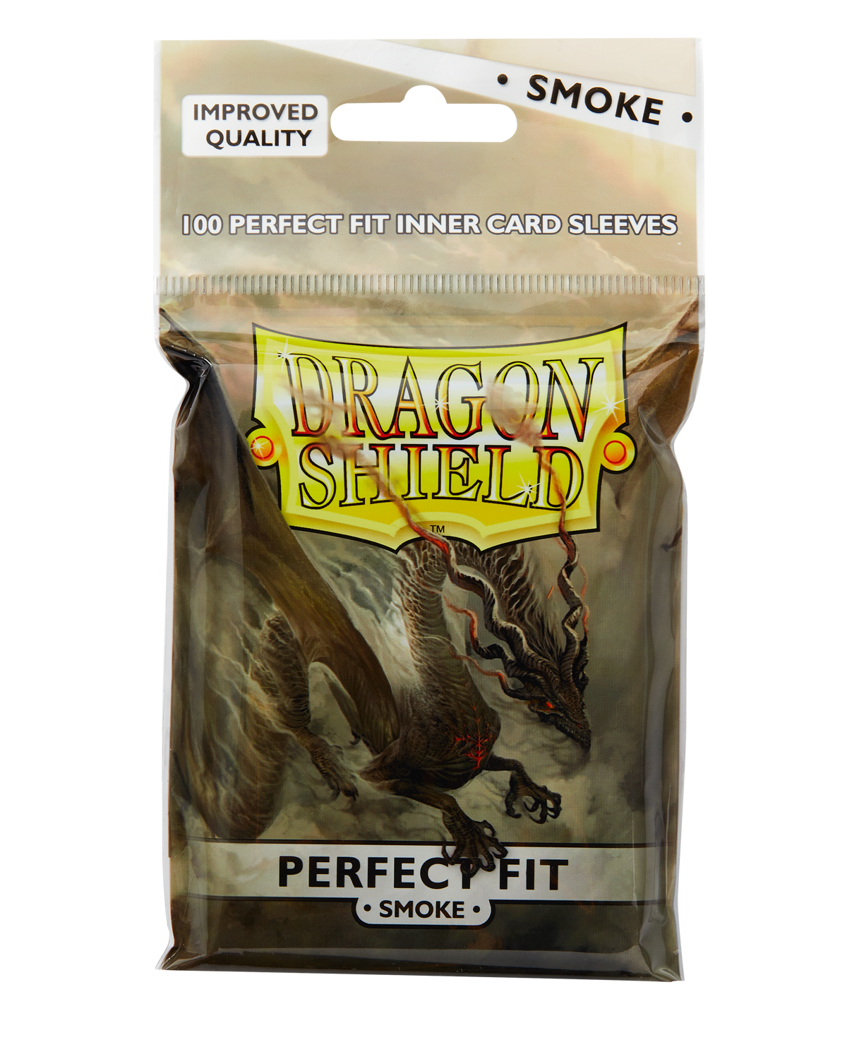 Dragon Shield Perfect Fit Innenhüllen - Smoke - 100 Stück - Produktansicht