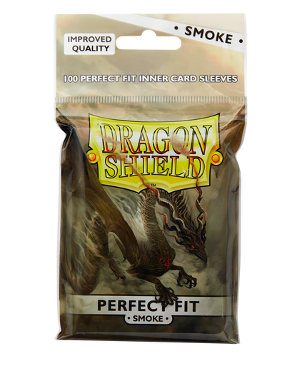 Dragon Shield Perfect Fit Innenhüllen - Smoke - 100 Stück - Produktansicht