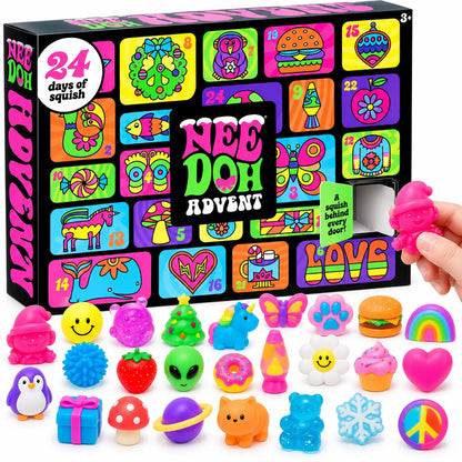 NeeDoh Adventskalender – 24 Squishy-Überraschungen