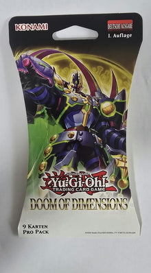 Yu-Gi-Oh! Doom of Dimensions - Sleeved Booster - 1. Auflage - (DE)