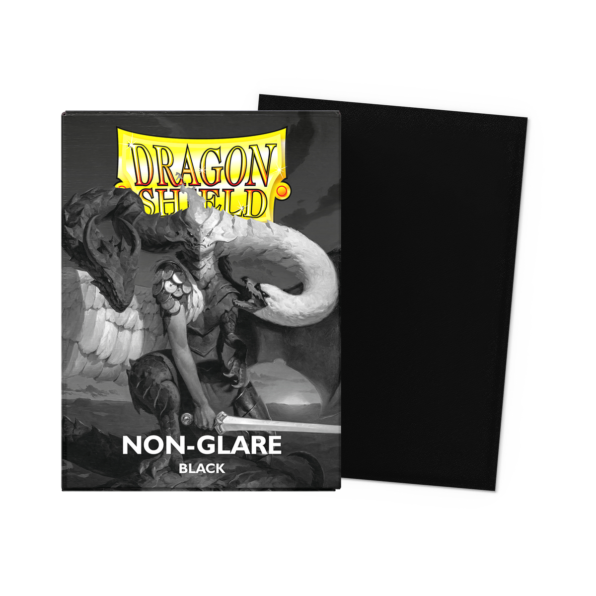 Dragon Shield Matte Non-Glare Kartenhüllen - Black - 100 Stück - Produktansicht