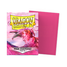 Dragon Shield Matte Kartenhüllen - Pink Diamond - 100 Stück - Produktansicht