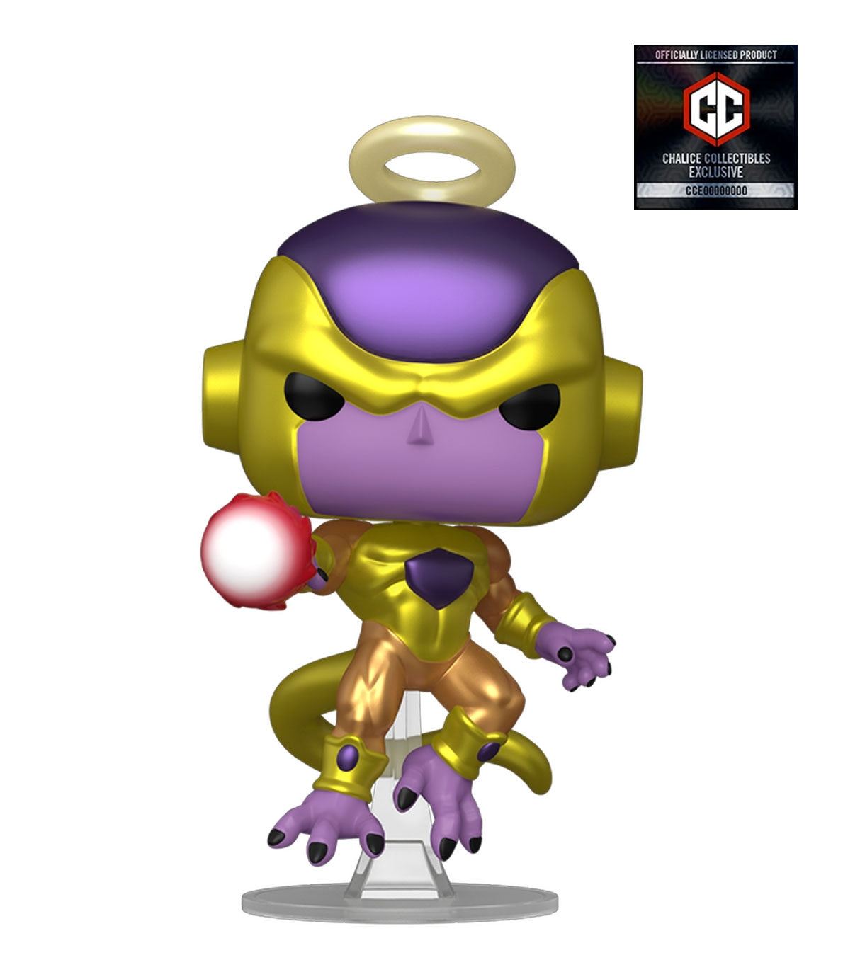 Funko POP! Dragon Ball Super - Golden Frieza Metallic #1816 - Chalice Collectibles Exclusive - Produktansicht
