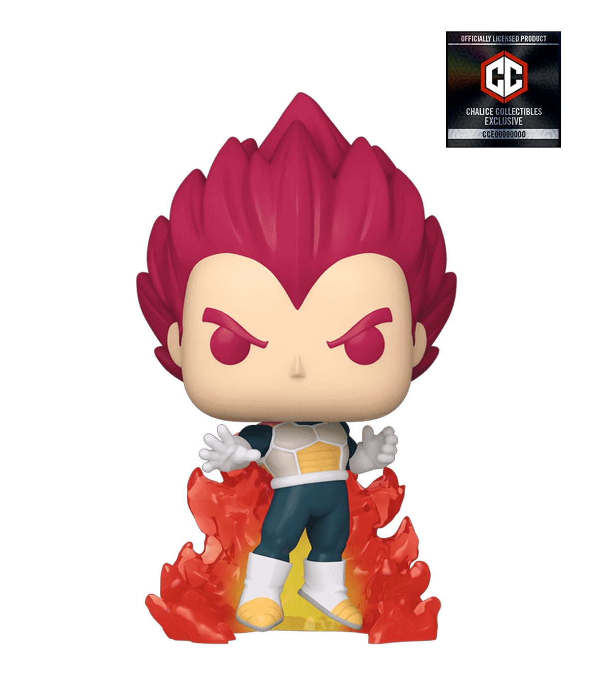 Funko POP! Dragon Ball Super - Super Saiyan God Vegeta with Aura #1868 - Chalice Collectibles Exclusive - Produktansicht