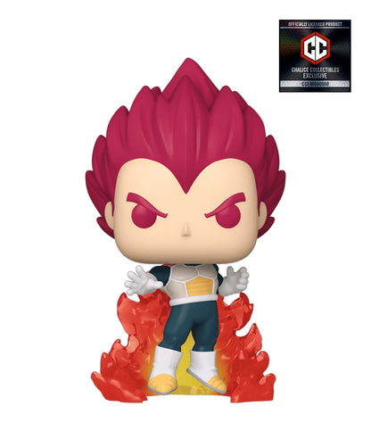 Funko POP! Dragon Ball Super - Super Saiyan God Vegeta with Aura #1868 - Chalice Collectibles Exclusive - Produktansicht