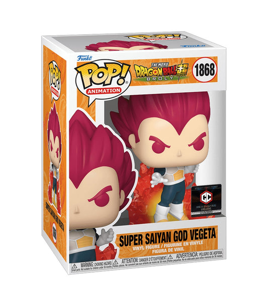 Funko POP! Dragon Ball Super - Super Saiyan God Vegeta with Aura #1868 - Chalice Collectibles Exclusive - weitere Ansicht