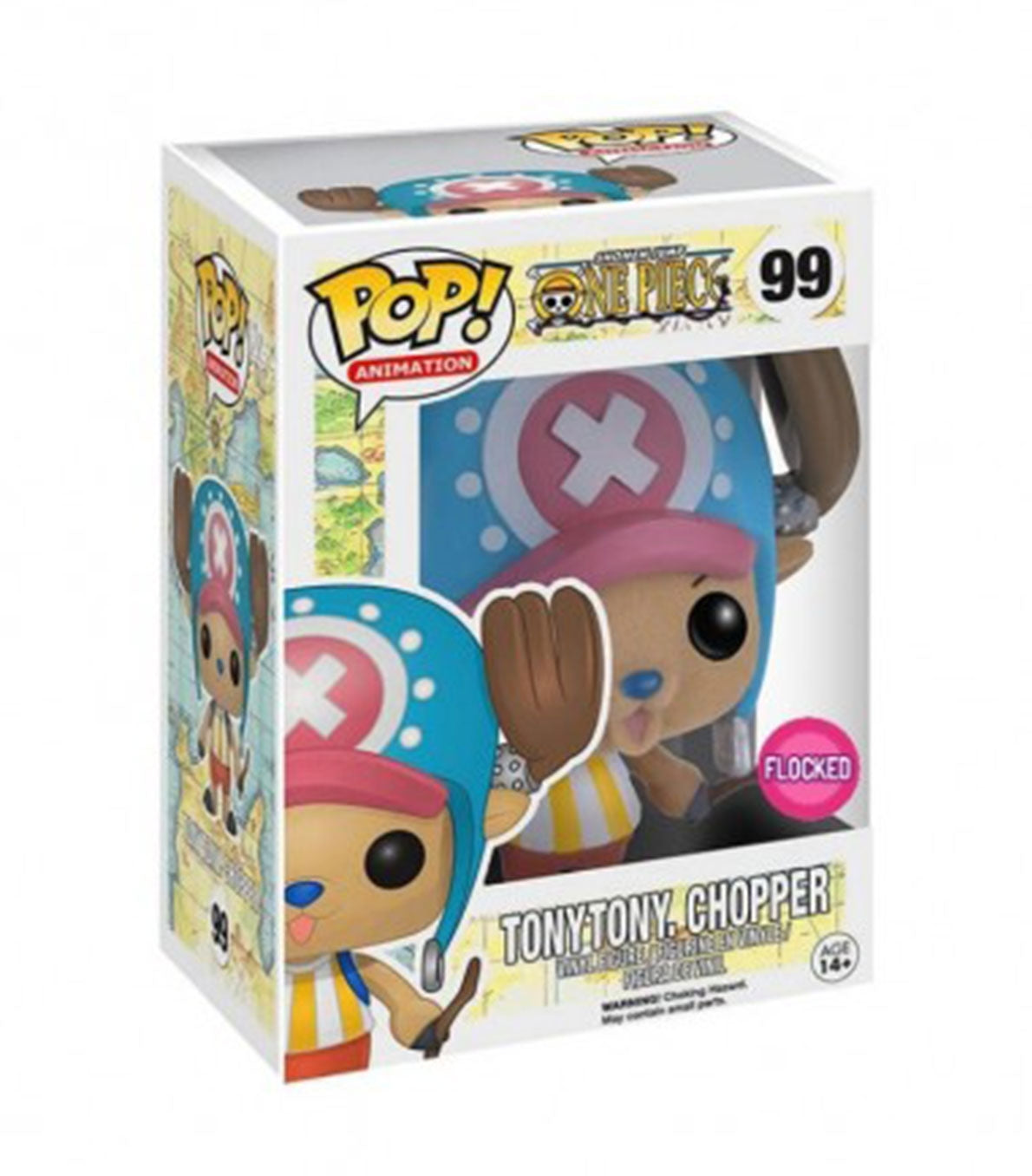 Funko POP! One Piece - Tony Tony Chopper Flocked #99 - Exclusive - weitere Ansicht
