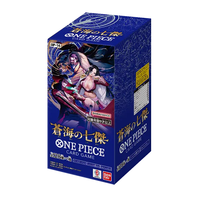 One Piece OP14 – The Azure Sea’s Seven – Display – Japanisch
